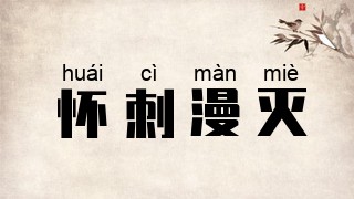 怀刺漫灭