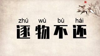 逐物不还