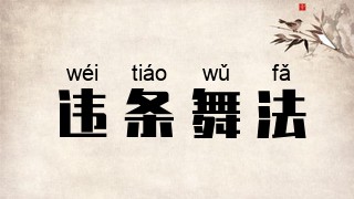 违条舞法