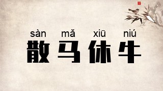 散马休牛