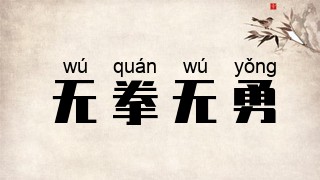 无拳无勇