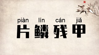 片鳞残甲
