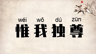 惟我独尊