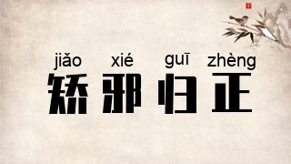 矫邪归正