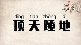 顶天踵地