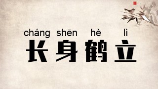 长身鹤立