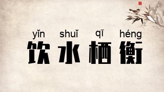 饮水栖衡