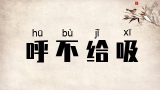 呼不给吸