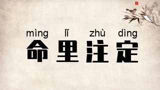 命里注定