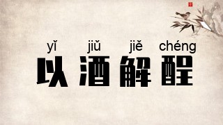 以酒解酲