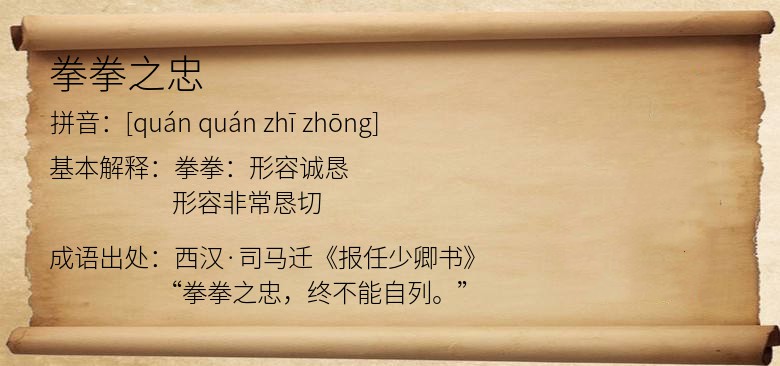 拳拳之忠