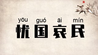 忧国哀民