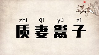 质妻鬻子