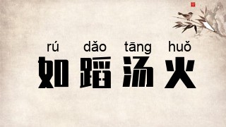 如蹈汤火