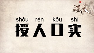 授人口实