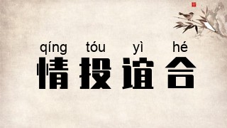 情投谊合