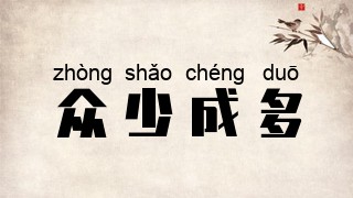 众少成多