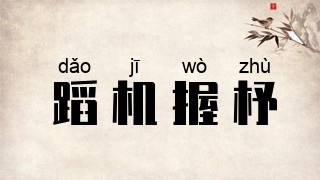 蹈机握杼