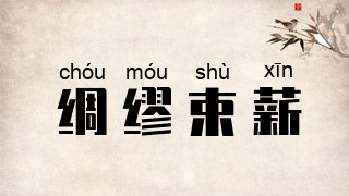 绸缪束薪