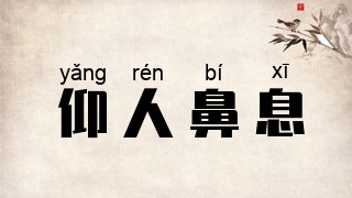 仰人鼻息