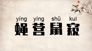 蝇营鼠窥