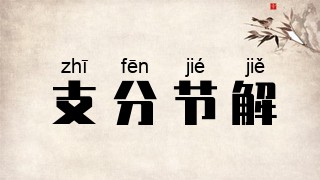 支分节解
